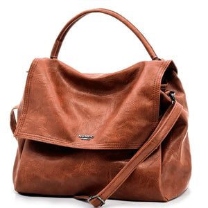 NAZARENO GABRIELLI - Borsa multitasche firmata giornaliera elegante 3 zip platta bauletto capiente