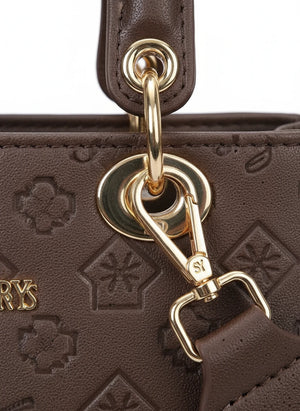 Borsa firmata SWEET YEARS adel Colletion donna spalla a tracolla simil pelle ricamata logo logata