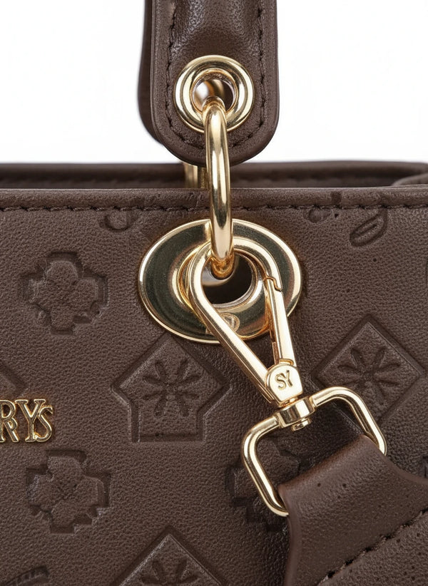 Borsa firmata SWEET YEARS adel Colletion donna spalla a tracolla simil pelle ricamata logo logata