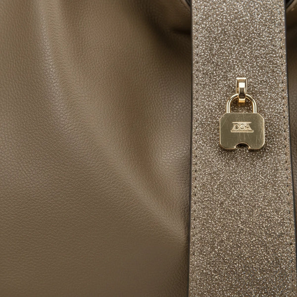 CHARRO - Borsa sacco a spalla grande cinghia tracolla casual simil pelle mono manico nuova