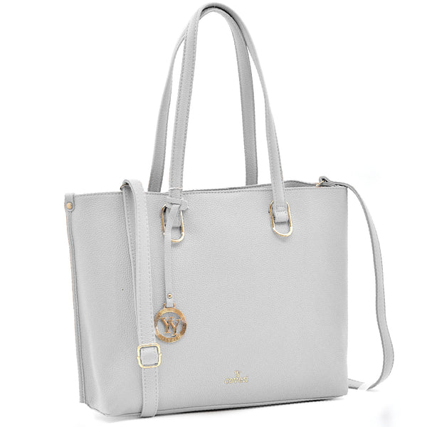 YY COVERI Borsa shopping firmata spalla e tracolla