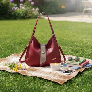 CHARRO - Borsa sacco a spalla grande cinghia tracolla casual simil pelle mono manico nuova