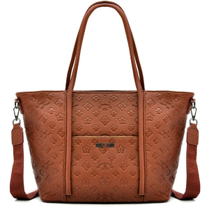 Borsa firmata SWEET YEARS in simil pelle pregiata tasche con cerniera fantasia logata originale