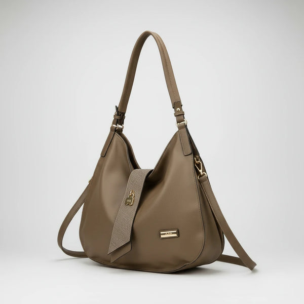 CHARRO - Borsa sacco a spalla grande cinghia tracolla casual simil pelle mono manico nuova