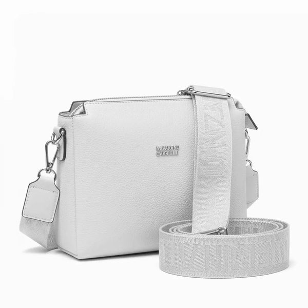 Borsa borsetta donna a tracolla firmata NAZARENO GABRIELLI multitasche 3 tasche con cerniera nuova