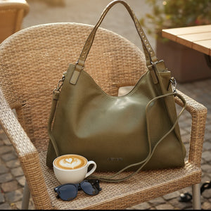 Borsa a sacco firmato SWEET YEARS Colletion donna spalla a tracolla simil pelle shopping borchie