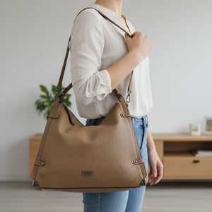 Borsa a sacco firmata ENRICO COVERI Colletion donna spalla a tracolla simil pelle