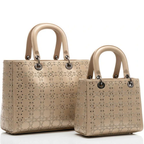 La Scialarata - Borsa piccola o grande firmata GYOIAMEA in tessuto vellutato strass punto luce