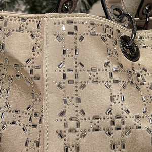 La Scialarata - Borsa piccola o grande firmata GYOIAMEA in tessuto vellutato strass punto luce