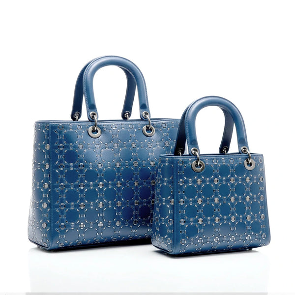 La Scialarata - Borsa piccola o grande firmata GYOIAMEA in tessuto vellutato strass punto luce