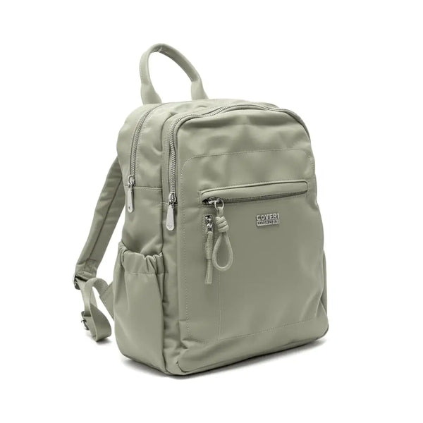 Coveri Collection - zaino in nylon impermeabile multitasche cerniera tessuto tecnico