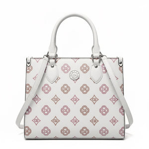 Coveri World - Borsa firmata bauletto fantasia logata tote bag firmata