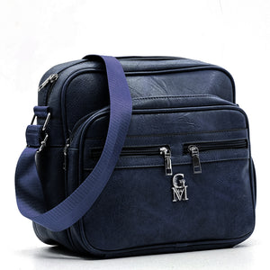 La Ginevra Bag borsa a tracolla multitasche capiente molte zip casual passeggio elegante Pelle Vegana