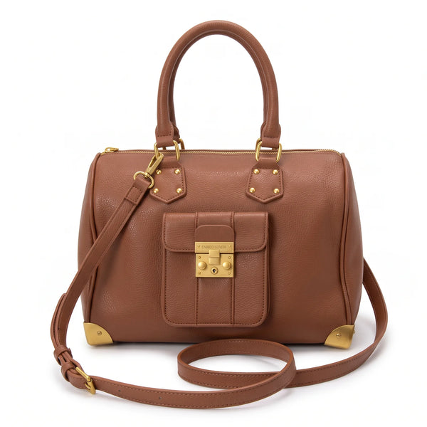 Bauletto Enrico Coveri EC2203, colore Marrone, vista frontale