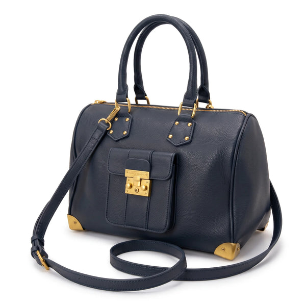Bauletto Enrico Coveri EC2203, colore Blu, vista su sfondo bianco