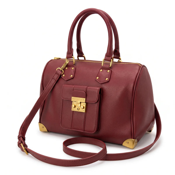 Bauletto Enrico Coveri EC2203, colore Bordeaux, vista su sfondo bianco