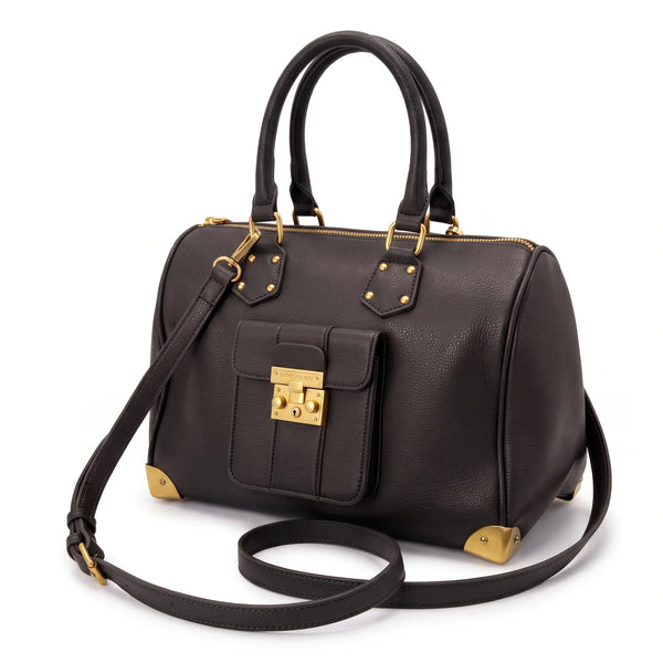 Bauletto Enrico Coveri EC2203, colore Nero, vista su sfondo bianco