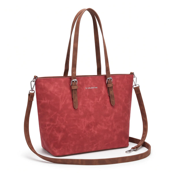 Shopping G. Valentini 9940-673D, colore Rosso, packshot alternativo