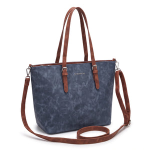 Shopping G. Valentini 9940-673D, colore Blu, vista su sfondo bianco