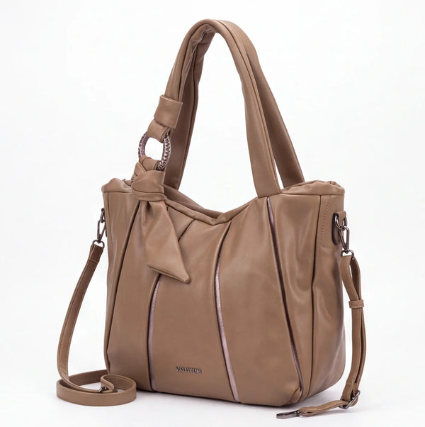Shopping Valentini 6840-320, colore Taupe, vista alternativa
