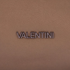 Shopping Valentini 6840-320, colore Taupe, dettaglio del marchio