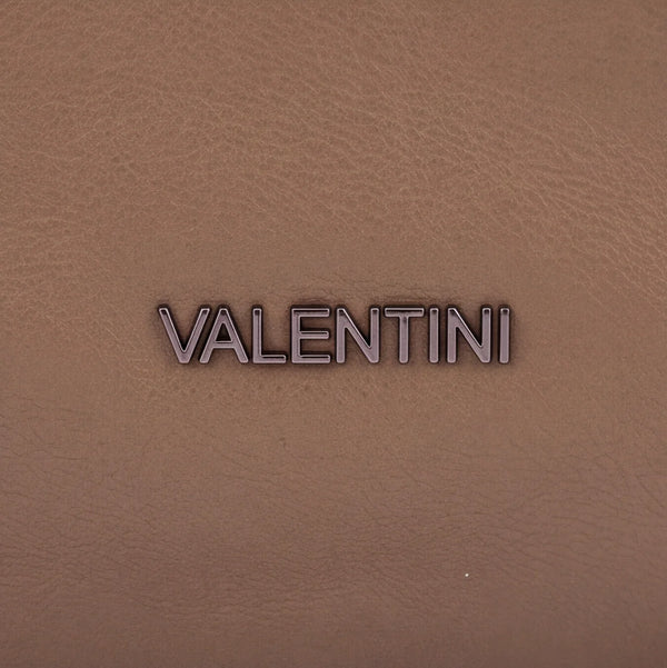 Shopping Valentini 6840-320, colore Taupe, dettaglio del marchio