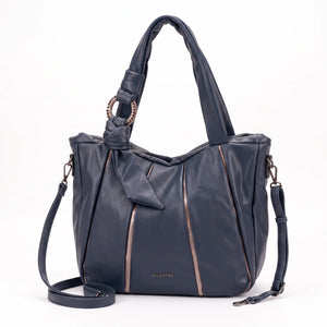 Shopping Valentini 6840-320, colore Blu, vista su sfondo bianco