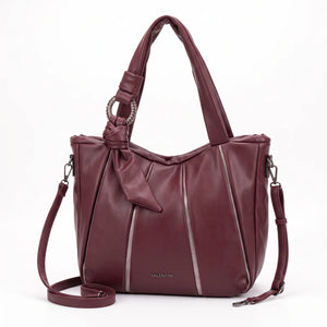 Shopping Valentini 6840-320, colore Rosso, vista su sfondo bianco