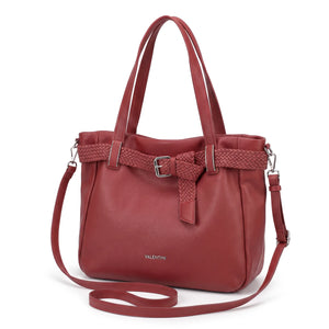 Shopping Valentini 6840-325, colore Rosso, vista su sfondo bianco