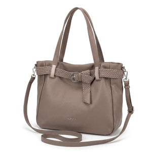 Shopping Valentini 6840-325, colore Taupe, vista su sfondo bianco