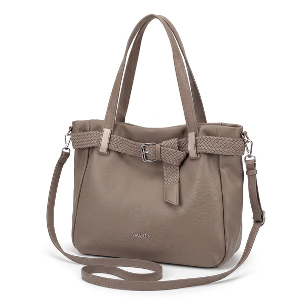 Shopping Valentini 6840-325, colore Taupe, vista su sfondo bianco