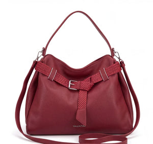 Borsa a spalla Valentini 6840-326, colore Rosso, vista frontale