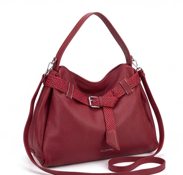 Borsa a spalla Valentini 6840-326, colore Rosso, vista alternativa