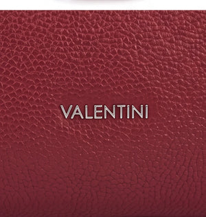 Borsa a spalla Valentini 6840-326, colore Rosso, dettaglio del marchio