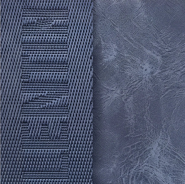 Tracolla G. Valentini A9950-131B, colore Blu, dettaglio della superficie