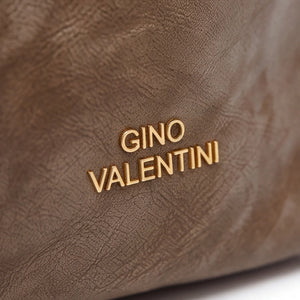 Borsa shopper Gino Valentini 0940-36, dettaglio marchio