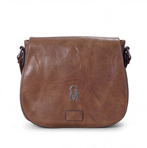 Borsa a tracolla 2881, marrone, vista frontale