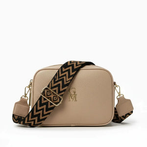 Fragolita - Borsa borsetta donna a tracolla firmata GYOIAMEA multitasche 3 tasche con cerniera nuova