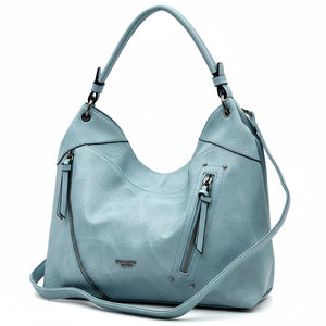 Borsa a sacco firmato da Nazareno Gabrielli Colletion donna spalla a tracolla simil pelle zip frontali