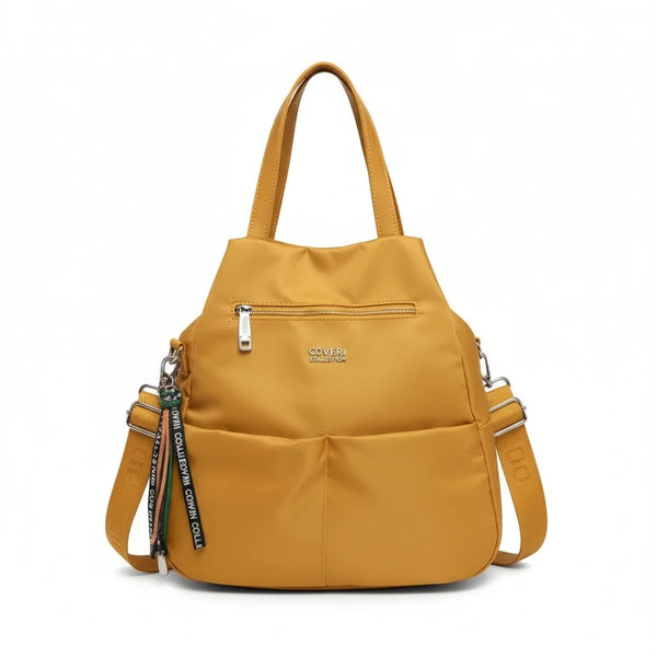 borsa zaino 2in1 nylon COVERI TRASFORMABILE donna casual passeggio nuovo casual