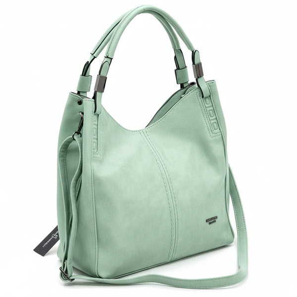 Gyoiamea - Borsa morbida a sacco hobo capiente unica tinta nuovo firmata Gyoiamea