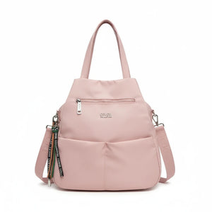 borsa zaino 2in1 nylon COVERI TRASFORMABILE donna casual passeggio nuovo casual