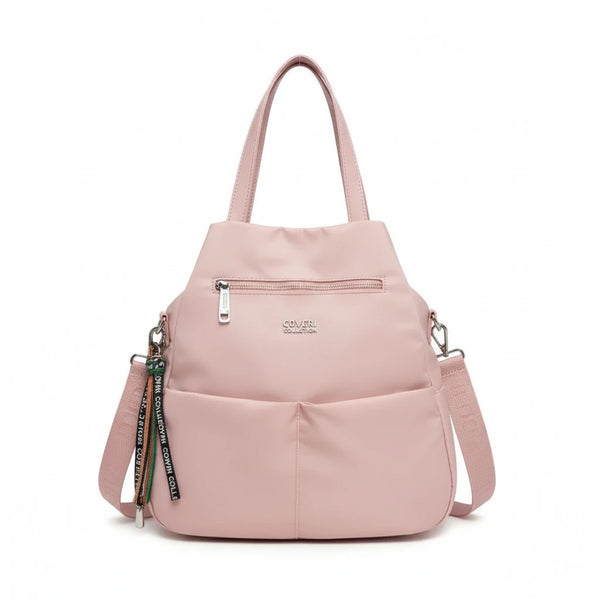 borsa zaino 2in1 nylon COVERI TRASFORMABILE donna casual passeggio nuovo casual