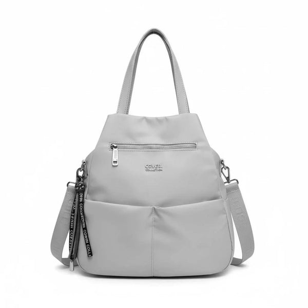 borsa zaino 2in1 nylon COVERI TRASFORMABILE donna casual passeggio nuovo casual