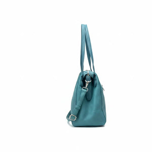 LA PERSICA - Borsa a bauletto  firmata GYOIAMEA a mano tracolla casual simil pelle martellata venata