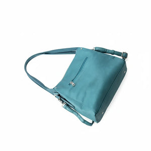 LA PERSICA - Borsa a bauletto  firmata GYOIAMEA a mano tracolla casual simil pelle martellata venata