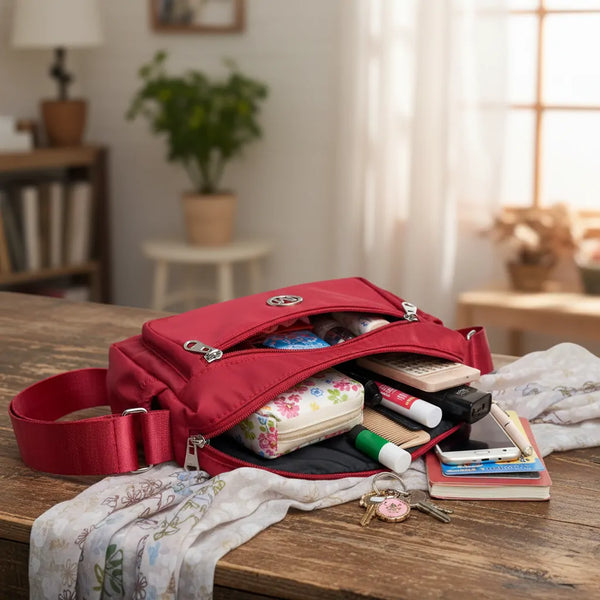 La MaxZip borsa firmata gyoiamea in nylon tecnico impermeabile