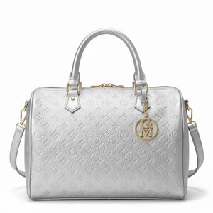 La Ciràsa- Borsa a bauletto  firmata GYOIAMEA a mano tracolla casual simil pelle martellata venata