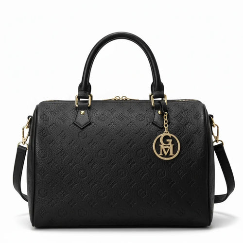 La Ciràsa- Borsa a bauletto  firmata GYOIAMEA a mano tracolla casual simil pelle martellata venata