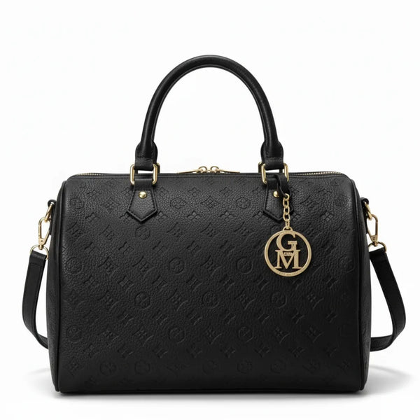La Ciràsa- Borsa a bauletto  firmata GYOIAMEA a mano tracolla casual simil pelle martellata venata